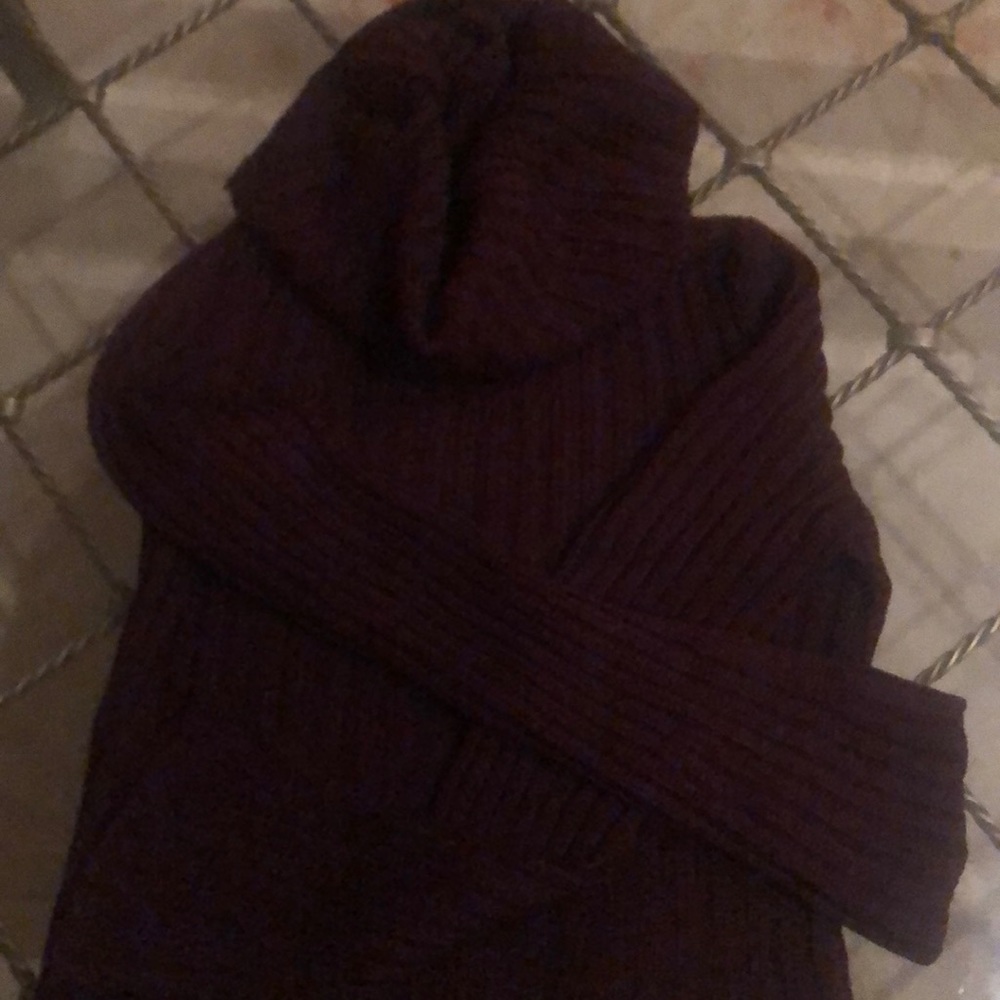 Eli Tahari Marino wool cowl neck sweater